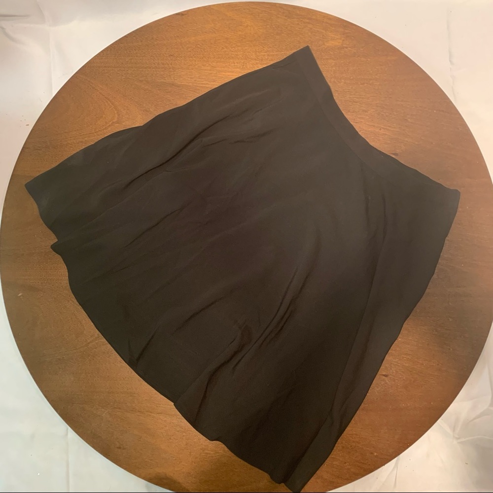 Black a-line skirt
